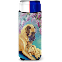 Great Dane and puppy Ultra Beverage Insulators for slim cans 7233MUK