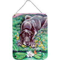 "Caroline's Treasures 7235DS1216 Great Dane Aluminium Metal Wall or Door Hanging Prints, 16"" x 12"", Multicolor"