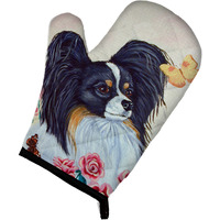 "Caroline's Treasures 7236OVMT Papillon Oven Mitt, 12"" by 8.5"", Multicolor"