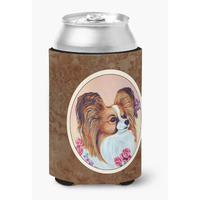 "Caroline's Treasures 7237CC Papillon Can Or Bottle Hugger, Multicolor"