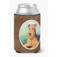 "Caroline's Treasures 7239CC Airedale Terrier Can Or Bottle Hugger, Multicolor"