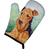 "Caroline's Treasures 7239OVMT Airedale Terrier Oven Mitt, 12"" by 8.5"", Multicolor"