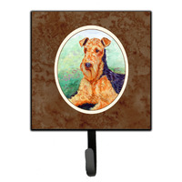 "Caroline's Treasures Airedale Terrier Leash or Key Holder 7239SH4, Small, Multicolor"