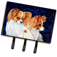 "Caroline's Treasures 7241TH68 Papillion Leash Holder or Key Hook, Large, Multicolor"