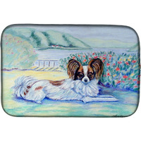 "Caroline's Treasures Papillion Dish Drying Mat, 14"" x 21"", Multicolor"