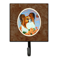 "Caroline's Treasures Papillon Leash or Key Holder 7246SH4, Small, Multicolor"