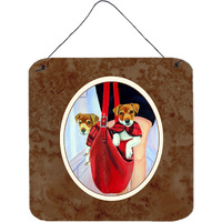 "Caroline's Treasures Jack Russell Terrier Wall or Door Hanging Prints 7251DS66, 6HX6W, Multicolor"