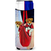 Jack Russell Terrier Ultra Beverage Insulators for slim cans 7251MUK