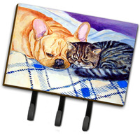 "Caroline's Treasures 7257TH68 Cat Leash Holder or Key Hook, Large, Multicolor"