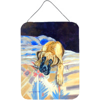 "Caroline's Treasures 7258DS1216 Great Dane Aluminium Metal Wall or Door Hanging Prints, 16"" x 12"", Multicolor"