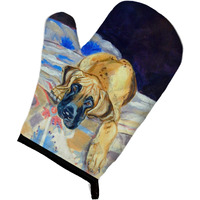 "Caroline's Treasures 7258OVMT Fawn Great Dane Oven Mitt, 12"" by 8.5"", Multicolor"