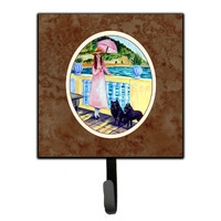 "Caroline's Treasures Lady with her Schipperke Leash or Key Holder 7267SH4, Small, Multicolor"