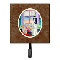 "Caroline's Treasures Lady with her Schipperke Leash or Key Holder 7268SH4, Small, Multicolor"