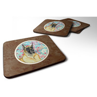 "Caroline's Treasures 7270FC Fawn Great Dane Foam Coasters (Set of 4), 3.5"", Multicolor"