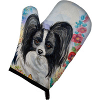 "Caroline's Treasures 7273OVMT Papillon Oven Mitt, 12"" by 8.5"", Multicolor"