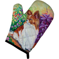 "Caroline's Treasures 7274OVMT Papillon Oven Mitt, 12"" by 8.5"", Multicolor"