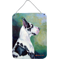 "Caroline's Treasures 7278DS1216 Great Dane Aluminium Metal Wall or Door Hanging Prints, 16"" x 12"", Multicolor"
