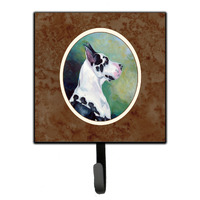 "Caroline's Treasures Harlequin Dane Leash or Key Holder 7278SH4, Small, Multicolor"