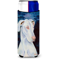 White Great Dane Ultra Beverage Insulators for slim cans 7279MUK