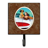 "Caroline's Treasures Dane with Mona Lisa Leash or Key Holder 7282SH4, Small, Multicolor"
