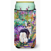 Corgi Garden Path Tall Boy Beverage Insulator Hugger 7297TBC