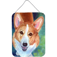 "Caroline's Treasures 7299DS1216 Corgi Norton Wall or Door Hanging Prints, 16 x 12"", Multicolor"