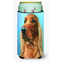 Irish Setter in Blue Tall Boy Beverage Insulator Hugger 7314TBC