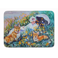 "Caroline's Treasures Corgi Classics Floor Mat, 19"" x 27"", Multicolor"