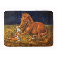 "Caroline's Treasures Corgi Sunrise with Colt Floor Mat, 19"" x 27"", Multicolor"