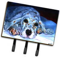"Caroline's Treasures 7330TH68 English Setter Pup Leash or Key Holder, Large, Multicolor"