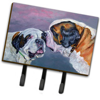 "Caroline's Treasures 7332TH68 Saint Bernard Whisperer Leash or Key Holder, Large, Multicolor"