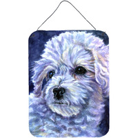 "Caroline's Treasures 7336DS1216 Bichon Frise Wall or Door Hanging Prints, 16 x 12"", Multicolor"
