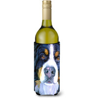 Luca the Bernese Mountain Dog Wine Bottle Beverage Insulator Hugger 7337LITERK