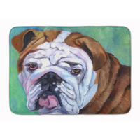 "Caroline's Treasures Admiral the English Bulldog Floor Mat, 19"" x 27"", Multicolor"