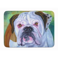 "Caroline's Treasures Miss English Bulldog Floor Mat, 19"" x 27"", Multicolor"