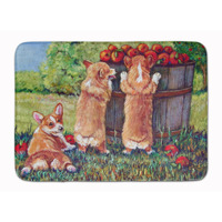 "Caroline's Treasures Apple Helper Corgis Floor Mat, 19"" x 27"", Multicolor"