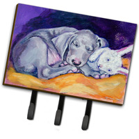 "Caroline's Treasures 7354TH68 Weimaraner Snuggle Bunny Leash or Key Holder, Large, Multicolor"