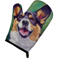 "Caroline's Treasures 7364OVMT Tricolor Pembroke Corgi Oven Mitt, 12"" by 8.5"", Multicolor"