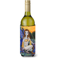 "Caroline's Treasures 7374LITERK ""Fairy Foundlings"" Wine Bottle Hugger Koozie, 750ml, Multicolor"