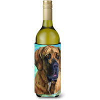 "Caroline's Treasures 7378LITERK ""Fila Brasilia"" Wine Bottle Hugger Koozie, 750ml, Multicolor"
