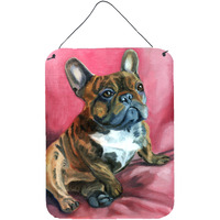 "Caroline's Treasures French Bulldog Snuggle Wall or Door Hanging Prints 7379DS1216, 16HX12W, Multicolor"