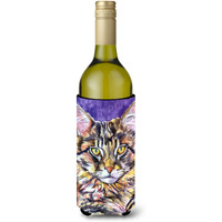 "Caroline's Treasures 7390LITERK ""Maine Coon Sassy"" Wine Bottle Hugger Koozie, 750ml, Multicolor"