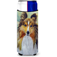"Caroline's Treasures 7397MUK ""Sheltie Toby Michelob Ultra Koozies for Slim Cans, Multicolor"
