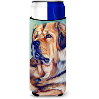 "Caroline's Treasures 7399MUK ""Tibetan Mastiff Michelob Ultra Koozies for Slim Cans, Multicolor"