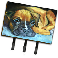 "Caroline's Treasures Boxer Pup Leash or Key Holder 7401TH68, Triple, Multicolor"