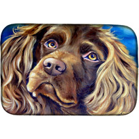 "Caroline's Treasures Boykin Spaniel Dish Drying Mat, 14"" x 21"", Multicolor"