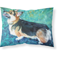 "Caroline's Treasures ""Corgi Pembroke"" Printed, Polyester Envelope Closure pillowcase, Standard, Multicolor"
