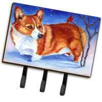 "Caroline's Treasures Corgi Cardinal Buddy Leash or Key Holder 7411TH68, Triple, Multicolor"