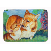 "Caroline's Treasures Corgi Momma's Love Floor Mat, 19"" x 27"", Multicolor"