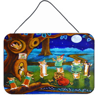 "Caroline's Treasures Corgi Robin Hood Wall or Door Hanging Prints 7415DS812, 8HX12W, Multicolor"